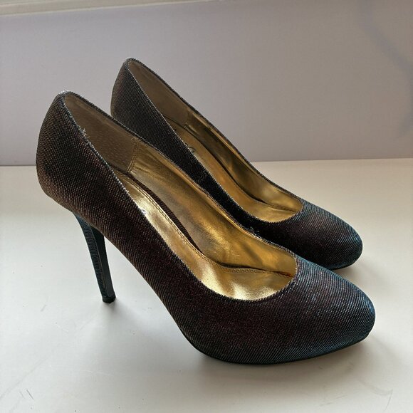 k&m  Size 10, 4 Inches High, Turquoise and Red Multicolor - Picture 5 of 11